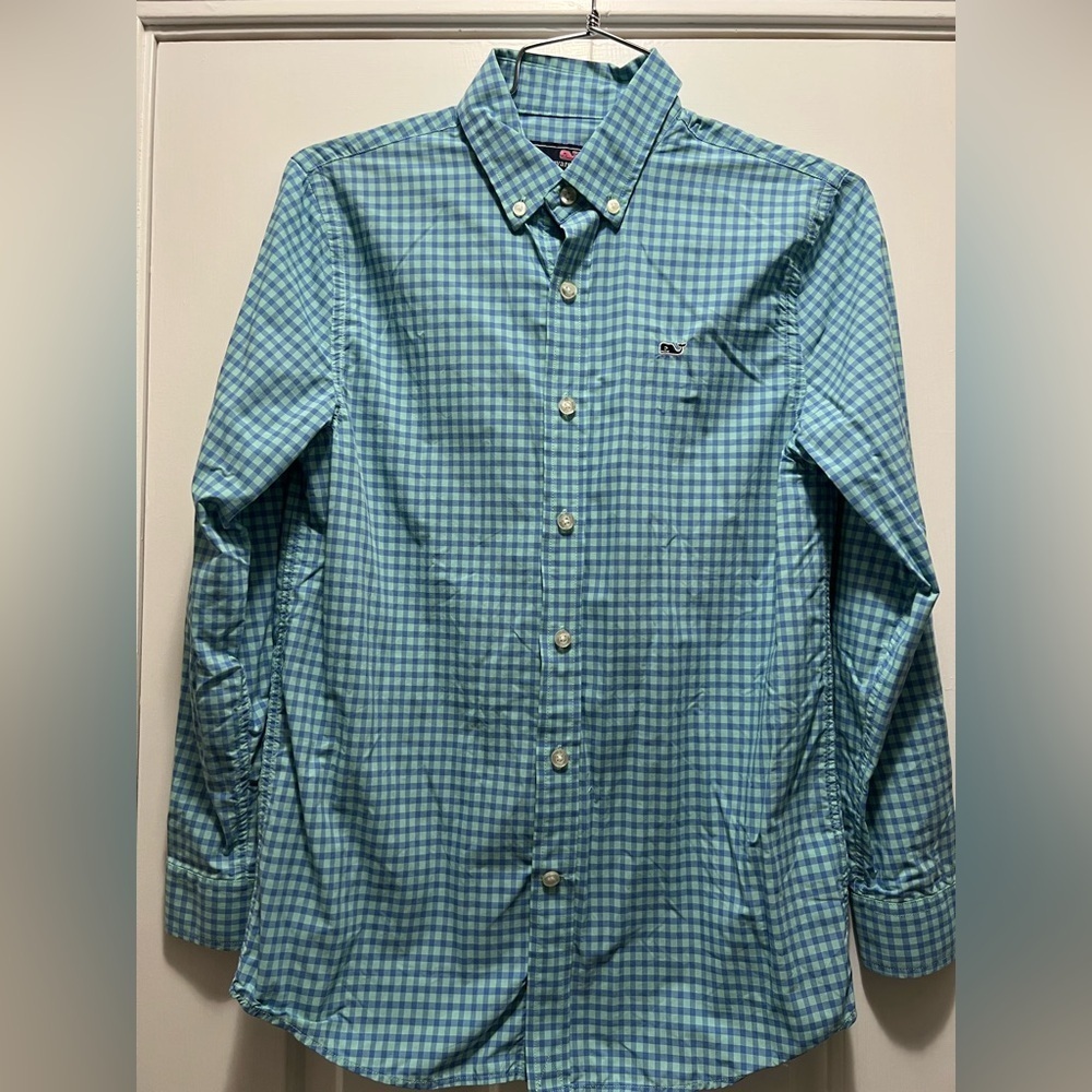 Set of 3 Boy’s Vineyard Vines Button Down Dress Shirts Size Medium 12-14 - Picture 2 of 12